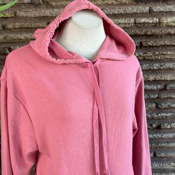 Charles Henry Pink Hoodie Sweatshirt Loungewear Dress Size Small - Picture 5 of 7